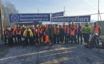 Das Helferteam des BVDM-Elefantentreffens. (Foto: Lenzen)
