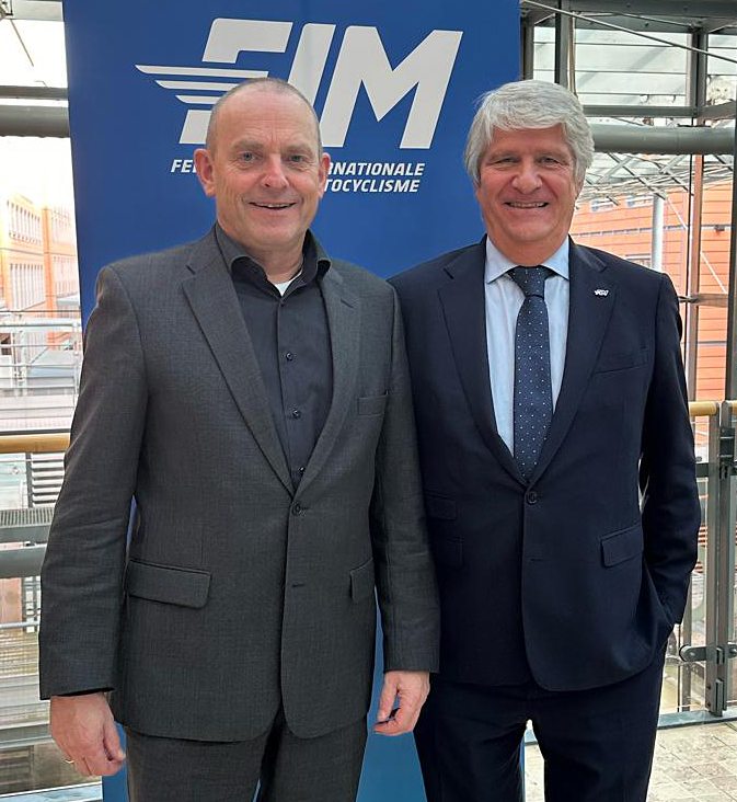 FEMA-Präsident Odd Terje Dovik und FIM-Präsident Jorge Viegas (Foto FIM)