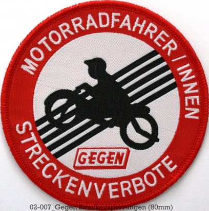 02-007_Aufnäher Gegen Streckensperrungen