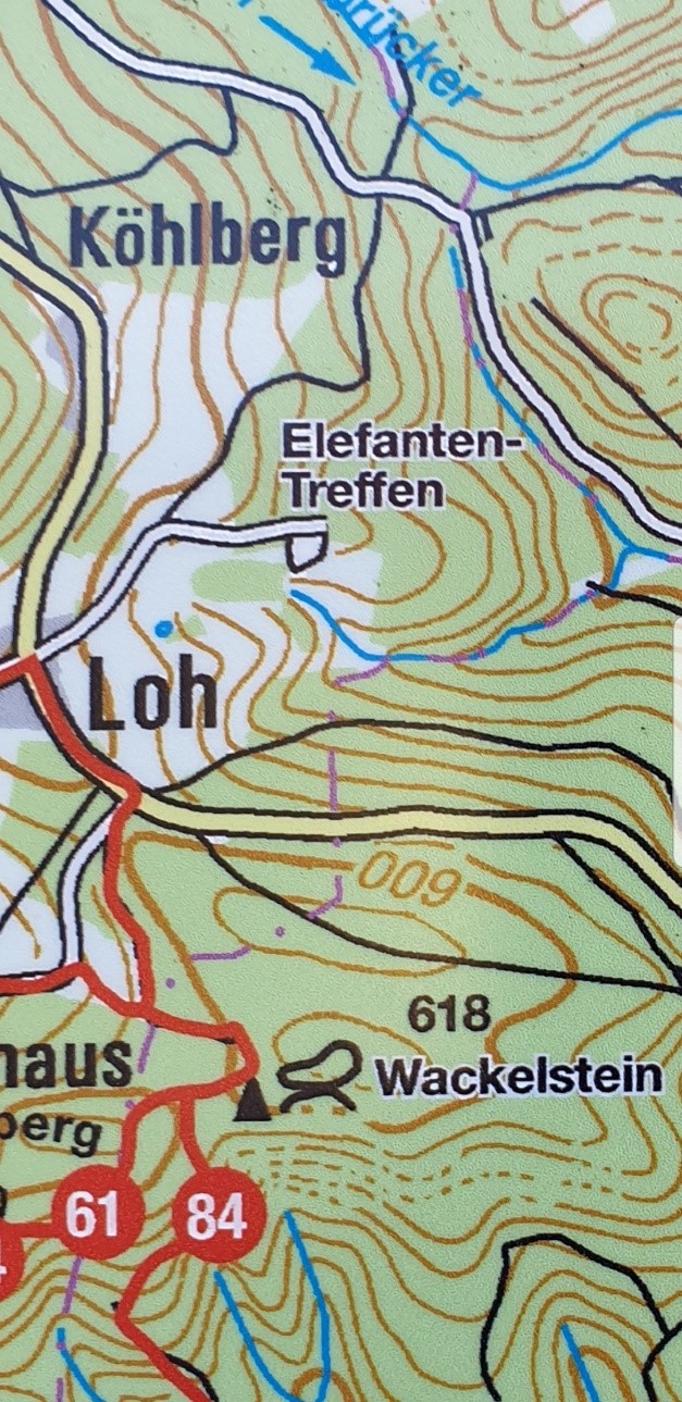 Topografische Karte von Loh