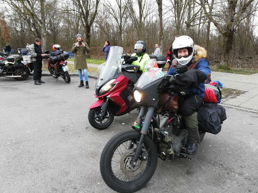 Zwei Biker aus Barcelona