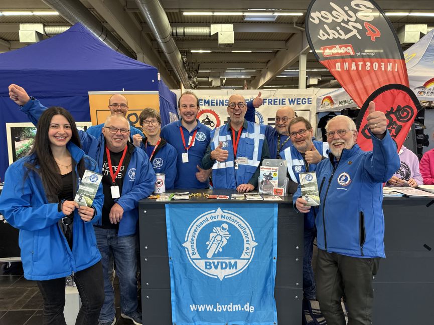Das Messeteam. (Foto: Lenzen)