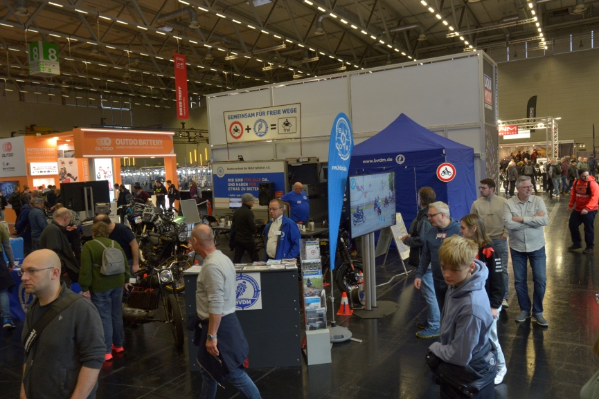 Viel los am BVDM-Stand in Halle 8. Foto: Lenzen
